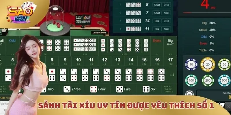 Sảnh Tài Xỉu uy tín được ưa thích số 1