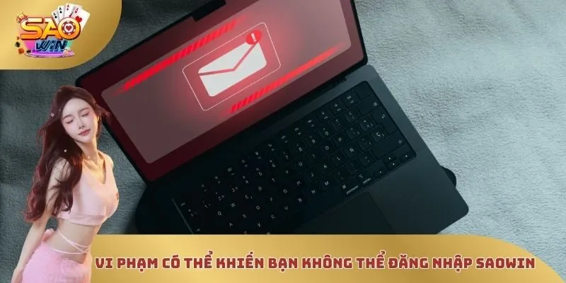 Vi phạm có thể khiến bạn không thể đăng nhập Saowin